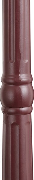 Lanterna da esterno classica rosso scuro 213 cm IP44 - Havana