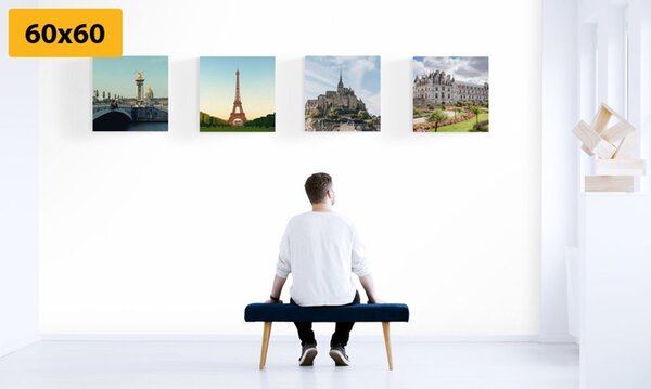 Set di quadri – Per gli amanti della Francia