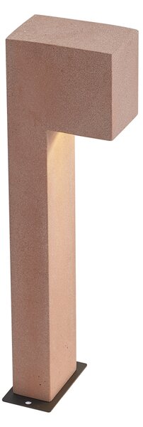 Lampione da esterno moderno terracotta 65cm IP44 - Pompei