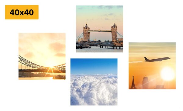 Set di quadri – Viaggio a Londra