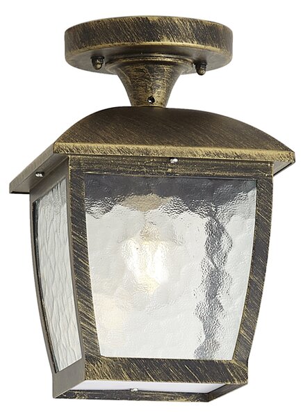 Plafoniera classica oro antico IP44 - Leuven