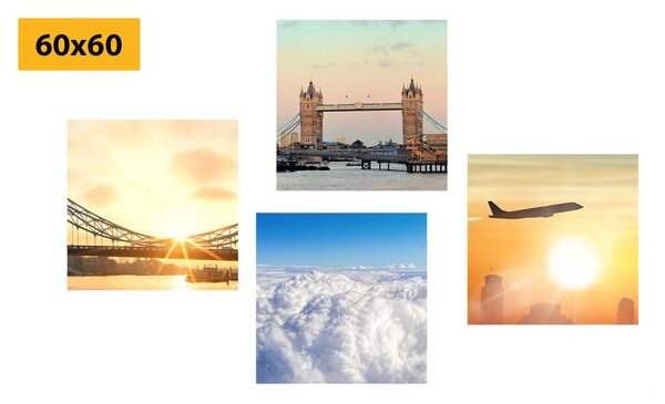 Set di quadri – Viaggio a Londra