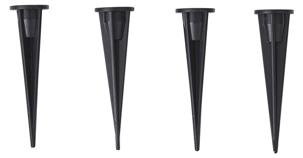 Lampada da esterno da terra bianca 80 cm con LED IP44 - Fungi