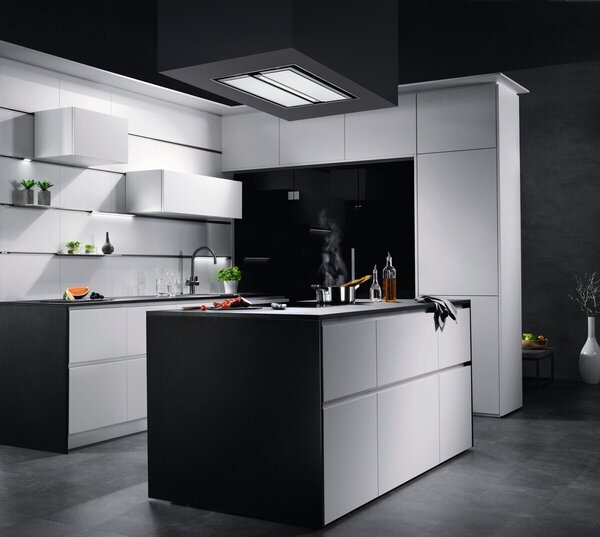 Aeg Cappa Cucina Aspirante/Filtrante Integrata a Soffitto Larghezza 120 cm Profondit 70 cm Classe A+ colore Bianco - DCK5281HG Serie 7000 Hob2Hood