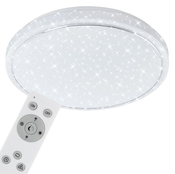 Lampada da soffitto a LED dimmerabile telecomando cielo stellato CCT 48W bianco Briloner
