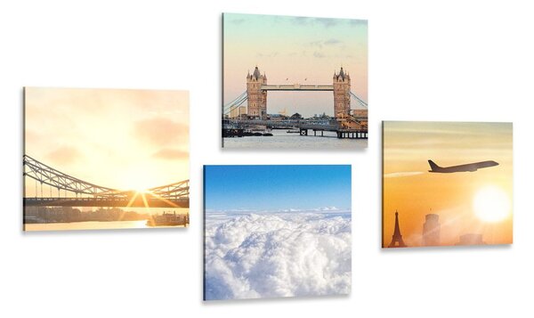 Set di quadri – Viaggio a Londra