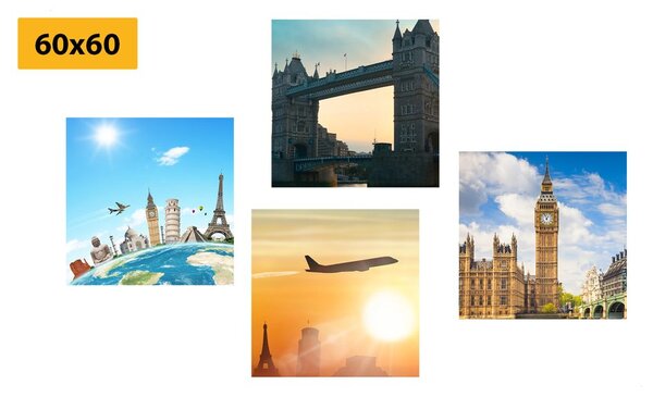 Set di quadri – Per gli amanti di Londra