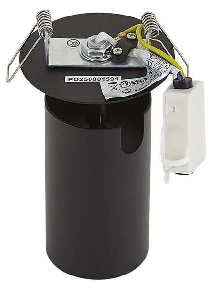 Set di 6 faretti da incasso moderni neri GU10 50mm IP44 - Chels