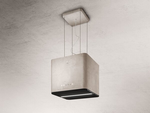 Elica Cappa Cucina Filtrante a Isola Larghezza 42 cm finitura Cemento - PRF0146222 PIX CONCRETE/F/42