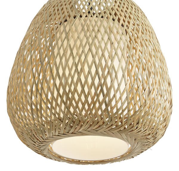 Lampada a sospensione Japandi in bambù 30cm IP44 - Moana