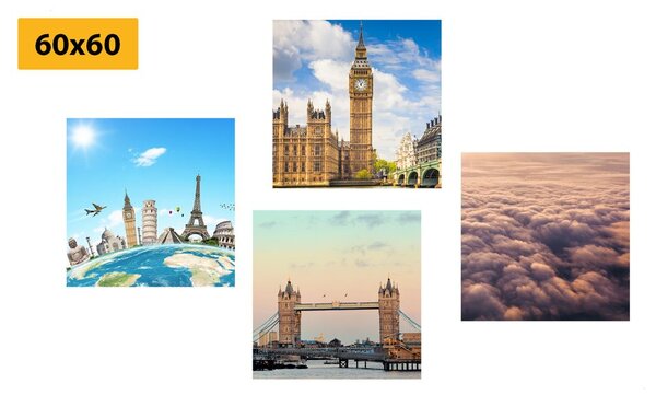 Set di quadri – Londra incantevole