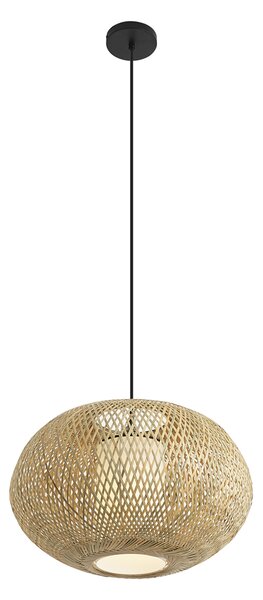 Lampada a sospensione Japandi in bambù 50cm IP44 - Moana
