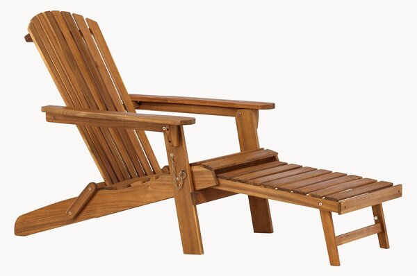 Lettino prendisole in legno di acacia Tropea