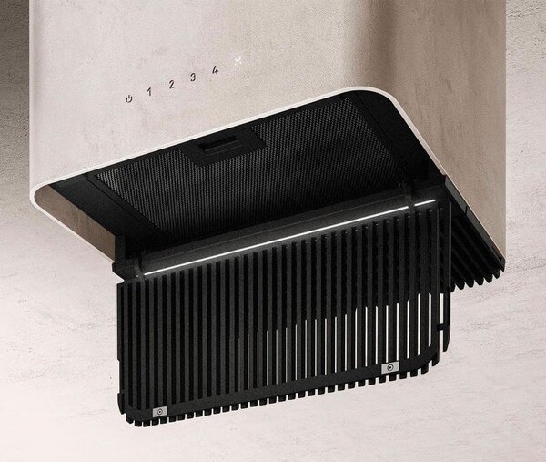 Elica Cappa Cucina Filtrante a Isola Larghezza 42 cm colore Nero - PRF0146220 PIX BL/F/42