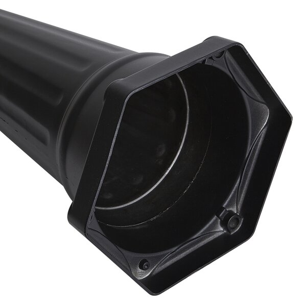 Lanterna da esterno classica nera con rame 220 cm 3 luci IP44 - Havana