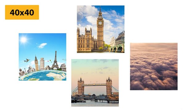 Set di quadri – Londra incantevole