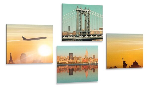 Set di quadri – Viaggio a New York