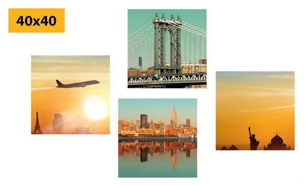 Set di quadri – Viaggio a New York