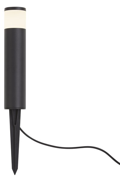 Lampioncino da esterno moderno 12V nero con LED IP65 - Voltaire Palo