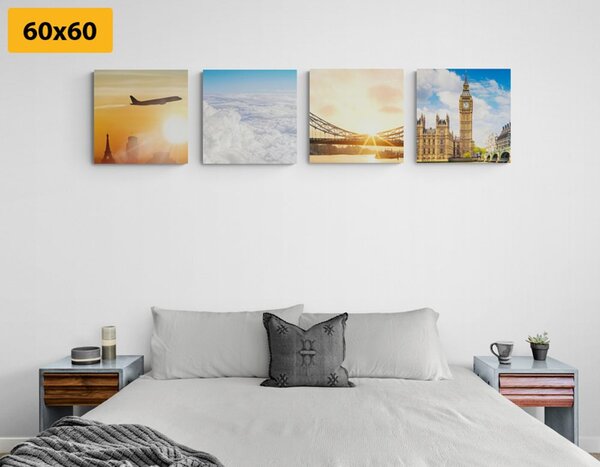 Set di quadri – Viaggio unico