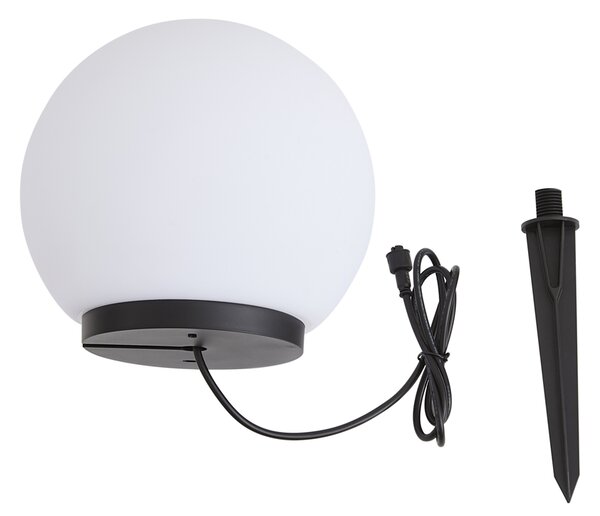 Lampada da esterno moderna 12V bianca 20cm incl. LED IP65 - Voltaire Luno