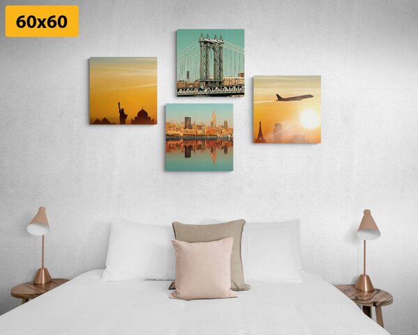 Set di quadri – Viaggio a New York