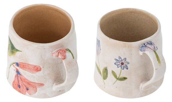 Tazze in set color crema in ceramica 2 pz 430 ml Camilla – Bloomingville