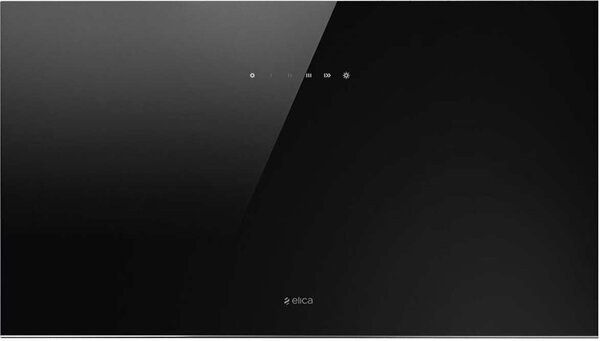 Elica Cappa Cucina Filtrante a Parete Larghezza 80 cm colore Nero - PRF0164874 PLAT BL/F/80