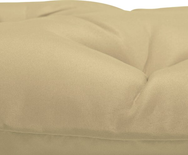 Outsunny Set da 2 cuscini, 98 x 50 cm cuscini per sedia con laccetti, rivestimento in tessuto, 8 cm spessi Khaki | Aosom Italy