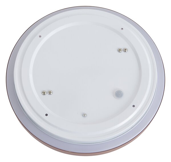 Plafoniera moderna color Siena con bianco 34 cm 2 luci IP44 - Walden