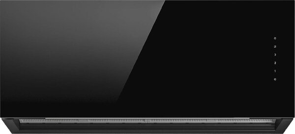 Elica Cappa Cucina Filtrante a Parete Larghezza 90 cm finitura Vetro nero - PRF0163751 RULES BL/F/90