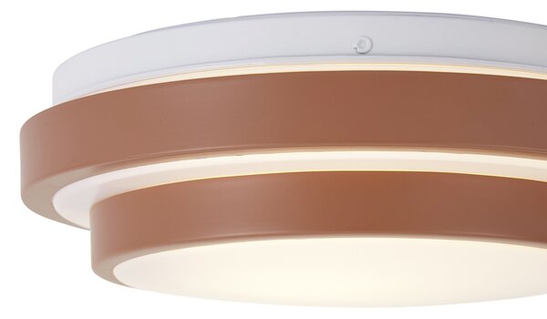 Plafoniera moderna Sienna con bianco 25cm IP44 - Walden