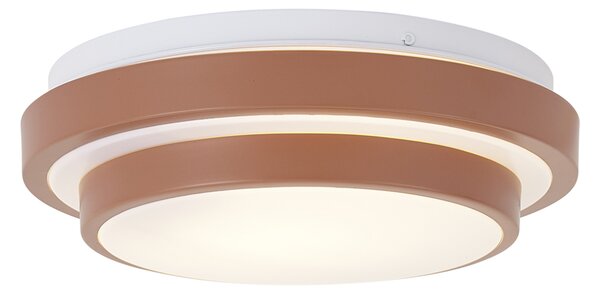 Plafoniera moderna Sienna con bianco 25cm IP44 - Walden