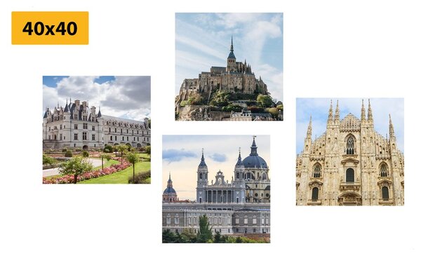 Set di quadri – Monumenti storici