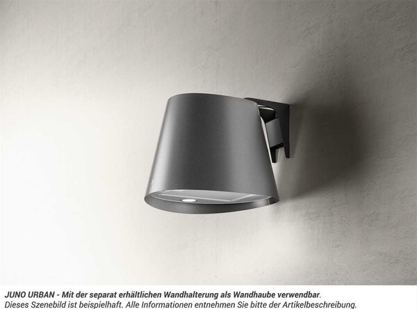 Elica Cappa Cucina Filtrante Isola Larghezza 50 cm colore Grigio Scuro Effetto Ghisa - PRF0147728 JUNO URBAN CAST IRON/F/50