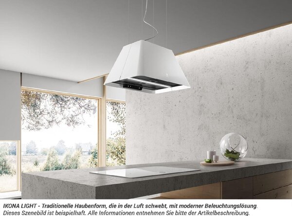 Elica Cappa Cucina Filtrante Isola Larghezza 60 cm colore Nero - PRF0165082 IKONA L.BL MAT/F/60