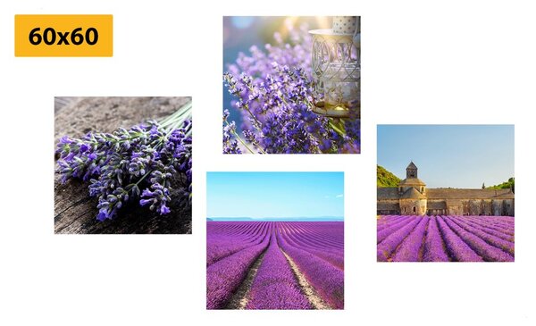 Set di quadri – Bella lavanda
