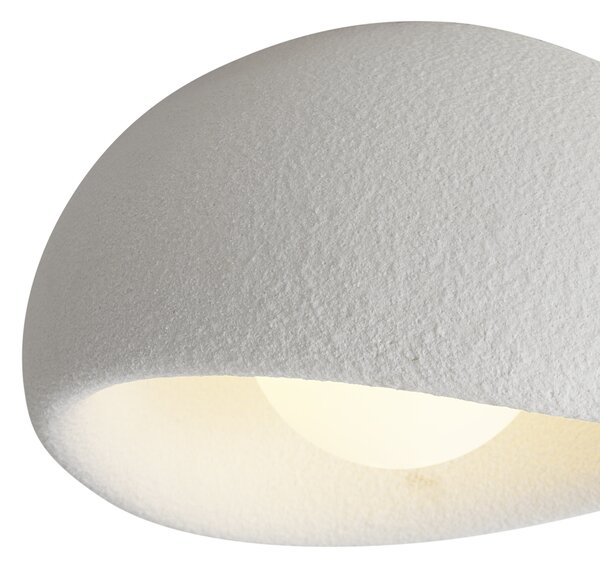 Lampada da soffitto Japandi bianca - Wabi