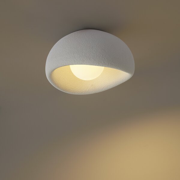 Lampada da soffitto Japandi bianca - Wabi