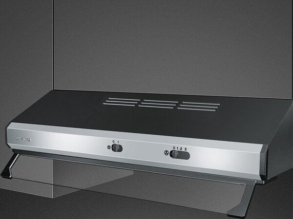 Smeg Cappa Cucina Filtrante Sottopensile Incasso Larghezza 60 cm Profondit 49 cm Classe C colore Nero / Inox - KSEC61XE3
