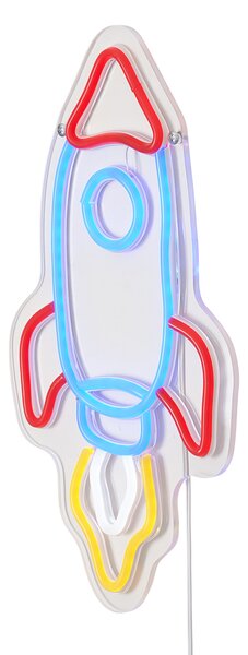 Lampada da parete al neon multicolore con LED - Rocket