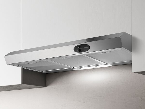 Elica Cappa Cucina Filtrante Sottopensile Incasso Larghezza 90 cm Profondit 51 cm colore Acciaio - 55311075/3 KREA ST IX F/90