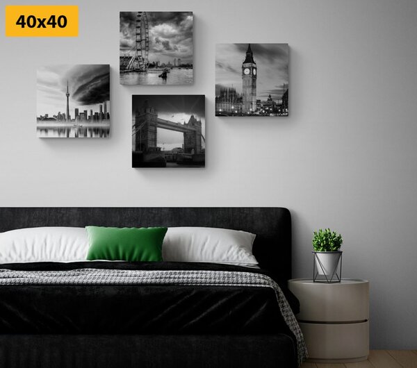 Set di quadri – Oscurità sulla città