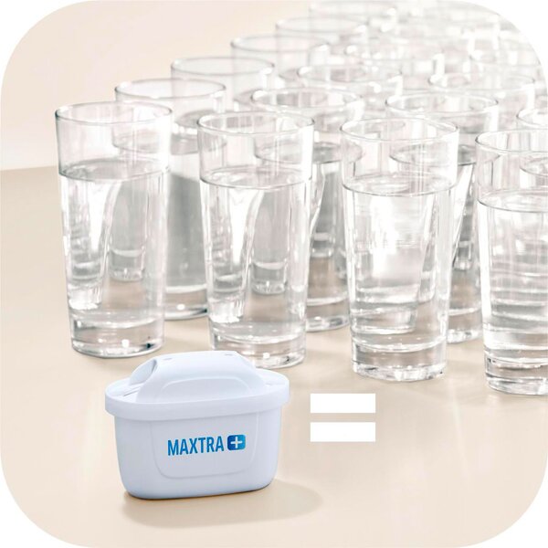 Brita Caraffa Filtrante capacit 2,4 Litri colore Bianco + 1 Filtro MAXTRA+ - Marella White