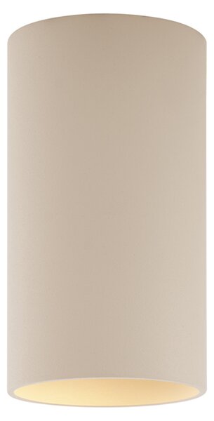 Set di 4 faretti moderni beige da superficie GU10 50mm rotondi - Tuba