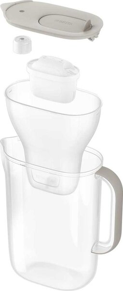 Brita Caraffa filtrante Style Essential 2,4L Colore Sabbia incl. 1 x filtro MAXTRA PRO PURE PERFORMANCE & 1 x filtro MAXTRA PRO LIMESCALE EXPERT