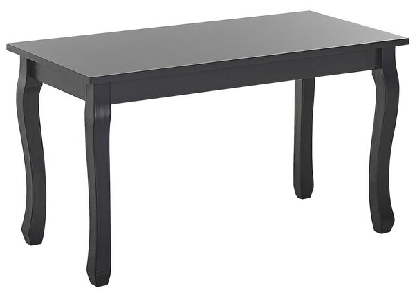 Tavolino in Vetro da Caffe 100x60 Nero Tavolo Basso Moderno per