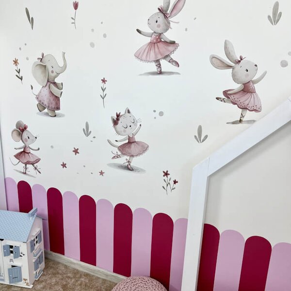Adesivo murale - Piccole ballerine