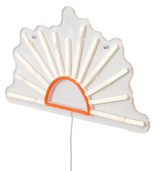 Lampada da parete al neon bianco caldo con arancione incl. LED - Sunset