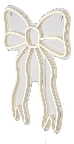 Lampada da parete al neon bianco caldo con LED - Bow